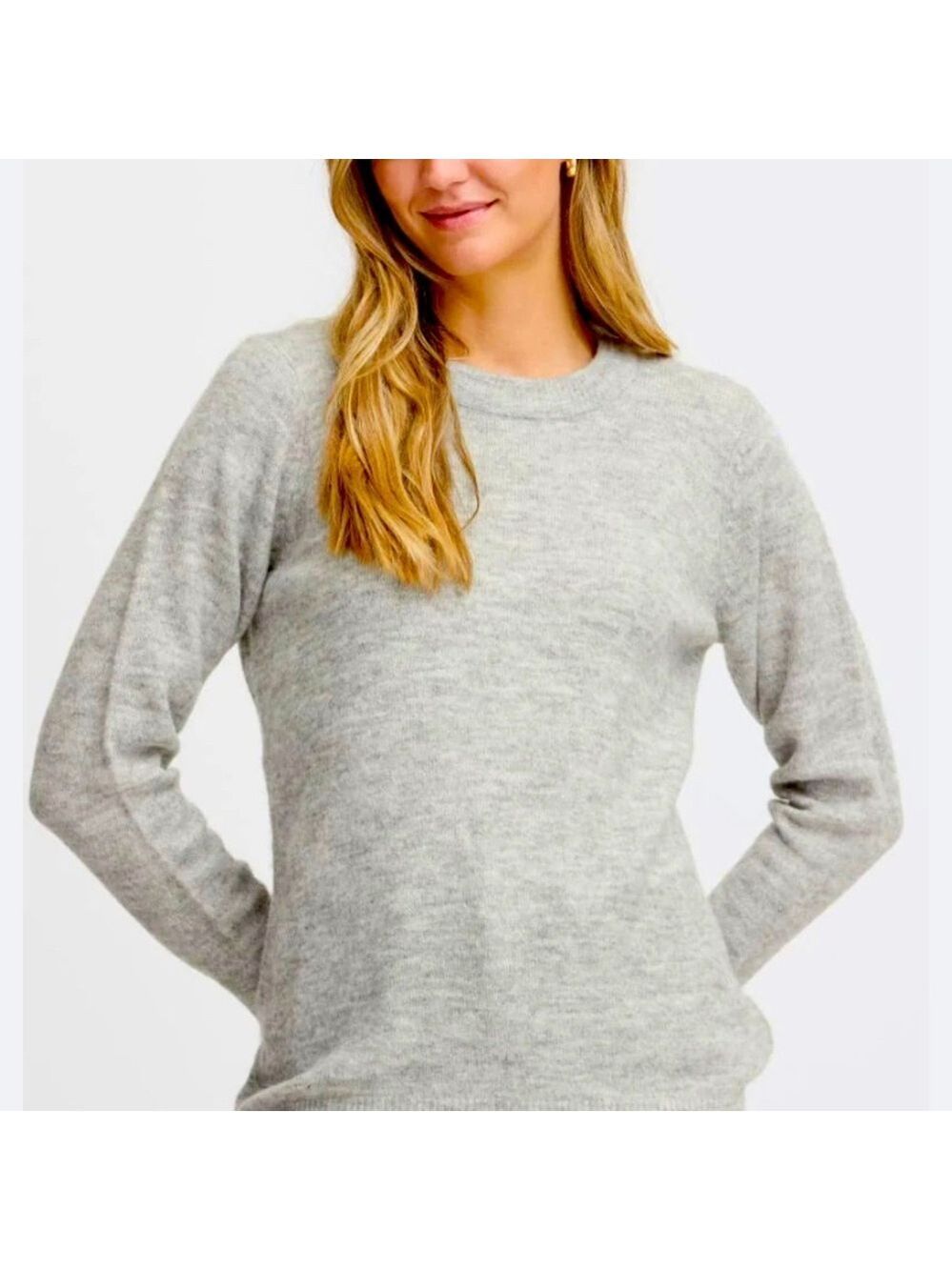 H&M| LOGG grey crew neck sweater. XS